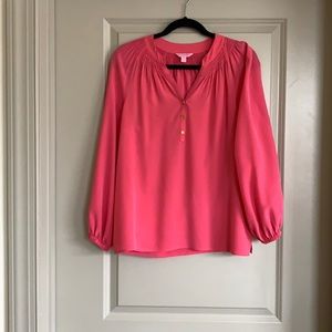 Lilly Pulitzer Pink Elsa Blouse